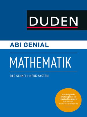 cover image of Abi genial Mathematik
